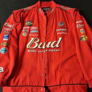 Dale Ernhardt Jr Chase Authentic Drivers Line Budweiser Nascar Jacket